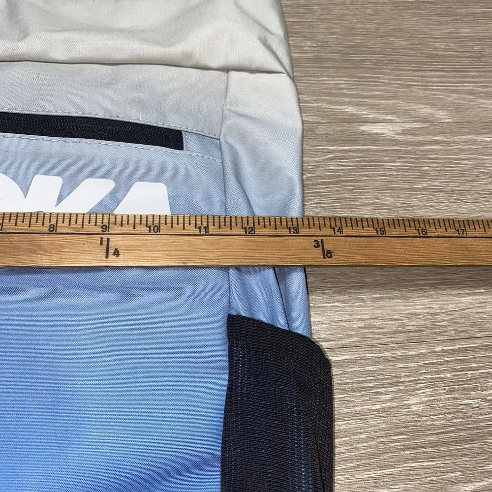 Hoka One Blue One Time To Fly Drawstring Backpack Shoe Bag Lightweight Running